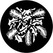 Standard Steel Gobo #7954   Christmas Leaves