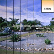4 x 5  5 Coral Soft Edge Graduated Filter (Vertical Orientation)