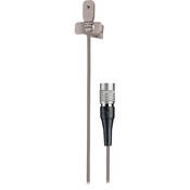MT830cW TH Omni directional Condenser Lavalier Microphone with 4 pin Hirose Connector   Beige