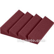 DST 114 (Burgundy)   Designer Series Treatments 12  x 12  x 2  Four Ridge Acoustic Foam Panel   24 Pieces