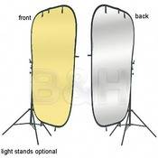 Collapsible Reflector   4x6  Oval   Sunfire Silver