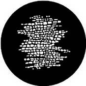 Standard Steel Gobo #7787   Cobblestones