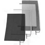 Open End Scrim   24x48    Black Single Scrim