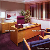 3x3  Cyan   CC10C   Color Compensating Polyester Filter