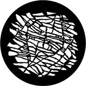 Standard Steel Gobo #7543   Crazed   Size E 37.5mm
