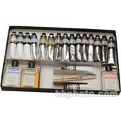 Extra Large Handcolor Paint Tube Set  B  Oil Set (15 Extra Strong Color 3 4x4  Tubes)