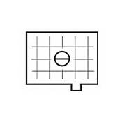 Intenscreen for Nikon FA, FE, FE2 & FM2 Cameras   Matte with Grid & Horizontal Split Image