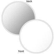 LiteDisc Circular Reflector, White Opaque Silver, 52  (132cm)
