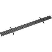 Eggcrate Louver for 4  Single Fixture   Black