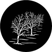 Standard Steel Gobo #7744   Three Trees   Size E 37.5mm