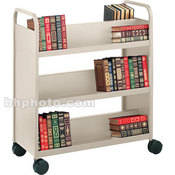Double Sided Mobile Book & Utility Truck (Grey Mist)
