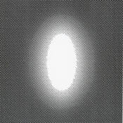 X Pro 141 Oval Center Spot Black Resin Filter