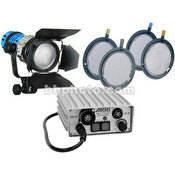 Arrilux 125 Pocket Par HMI Light Kit   consists of: Arrilux 125W Pocket Par Head, 125 200W Electronic Dimmable DC Ballast, Chimera Video Pro Bank, Adapter, Clamp, Mount, Lens Set, Barndoors, CTO Filter, HMI Bulb, Case   125 Total Watts (24 34V DC)