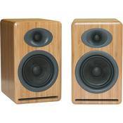 P4 2 Way Passive Bookshelf Speakers (Bamboo, Pair)