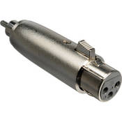 PP XLRJ Male RCA to Female 3 Pin XLR Adapter
