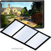 252006 Clarion Fixed Frame Manual Projection Screen (9 x 9 )