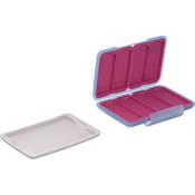 Hard Plastic Digital Media Storage Case   holds Eight Memory Stick Cards