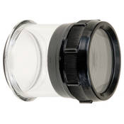 Flat Port for SLR Housing for 4.1 to 5.125  (10.4 to 13cm) Lens