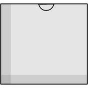 Glassine Envelope with Open End for 6 x 6cm   Holds One Frame   50 Envelopes