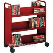 Double Sided Mobile Book & Utility Truck (Cardinal)