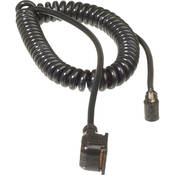 VHS 6C Flash Sync Cord   Vivitar to Hot Shoe   Coiled   21  to 5