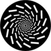 Standard Steel Gobo #7927   Vortex   Size B 86mm