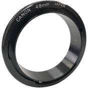 Reverse Adapter for Mounting Lenses with 48mm Filter Threads Backwards on Canon FD Bodies