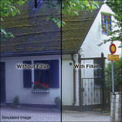Bay 50 KR 15 (85B) Color Conversion Glass Filter