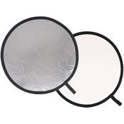 Collapsible Reflector   38  Circular   Silver White