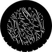 Standard Steel Gobo #7211   Abstract Blades   Size E 37.5mm