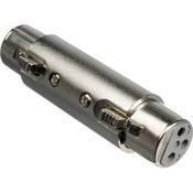 XLRJ BL Female 3 Pin XLR to Female 3 Pin XLR Adapter