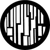 Standard Steel Gobo #7208   Abstract Skyline   Size E 37.5mm