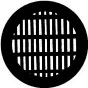 Standard Steel Gobo #7756   Grating