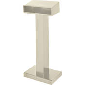 Floor Lectern with Shelf (22.0 x 20.3 x 47.0  and a 26.0 x 18.0  Platform)   Putty Beige