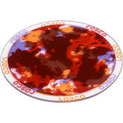 Glass Gobo #56102 (Warm) (Size B = 86mm)
