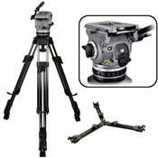 G101 Gamma Aluminum Tripod System   consists of: G100 Gamma Head, L501 1 Stage Tripod, Mid Level Spreader and Softcase   Supports 35 lbs