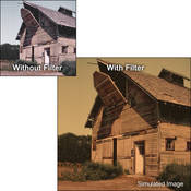 4 x 5  2 Sepia Solid Color Filter