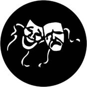 Standard Steel Gobo #7936   Comedy & Tragedy