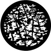 Standard Steel Gobo #7107   Pine Branches   Size E 37.5mm