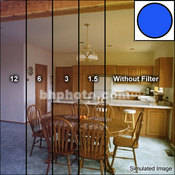 5 x 5  Decamired Blue 12 Cooling  Glass Filter