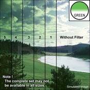 3 x 4  4 Green Hard Edge Graduated Filter (Vertical Orientation)