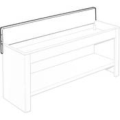 Deluxe 10  High Backsplash for 48  Long Economy Sink