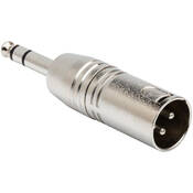 GXP246 Stereo Male 1 4  Phone to Male 3 Pin XLR Adapter