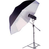 Umbrella   White with Black Backing, 6  6