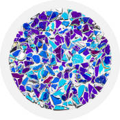 Prismatic Glass Gobo #43802   Cool Lavender   Size B 86mm