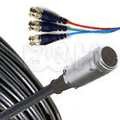 12 Pin Female to 3 BNC Male Component Video Breakout Cable   7