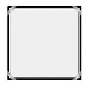 Fabric for Frame Panel Reflectors   42x72    1 2 Grid Cloth