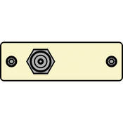 IPS V911S IVO F Connector to Bulkhead Insert Plate (Ivory)