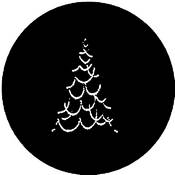 Standard Steel Gobo #7363   Christmas Tree B