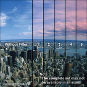 4 x 5  2 Pink Soft Edge Graduated Filter (Vertical Orientation)